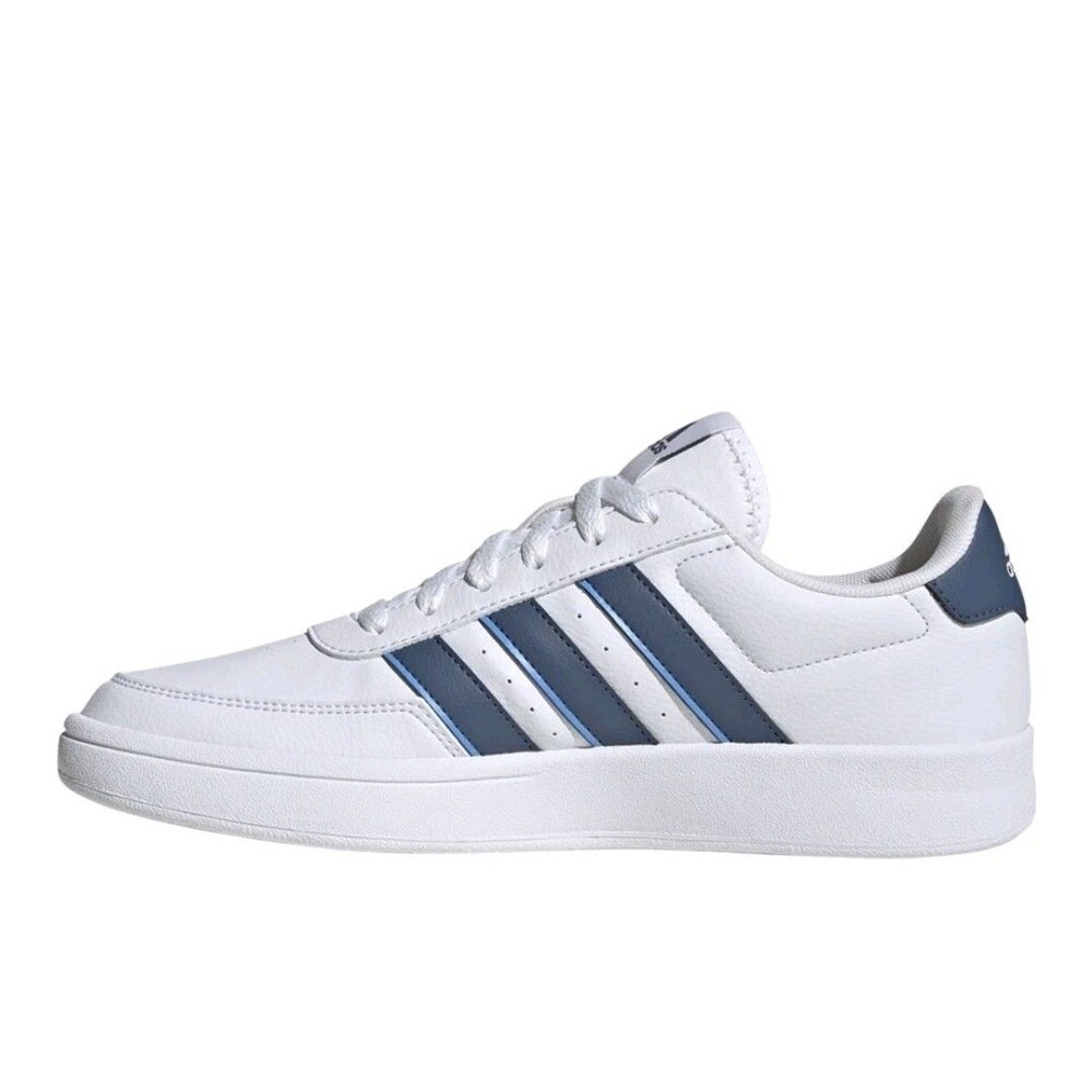 adidas Breaknet 2.0 Lace Up Mens White Sneakers Casual Shoes IE5251 NWT - Picture 4 of 6